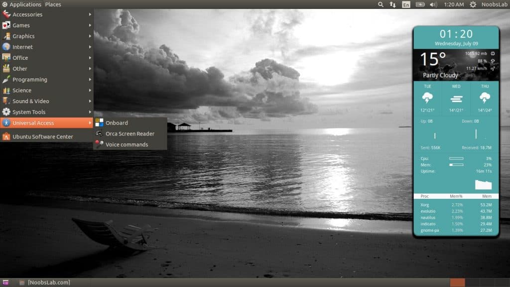 Gnome Fallback-Flashback In Ubuntu-Linux Mint