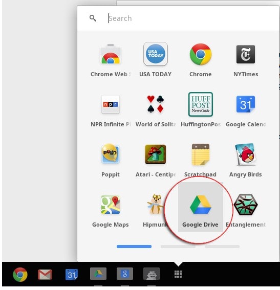Google Drive From the App Launcher