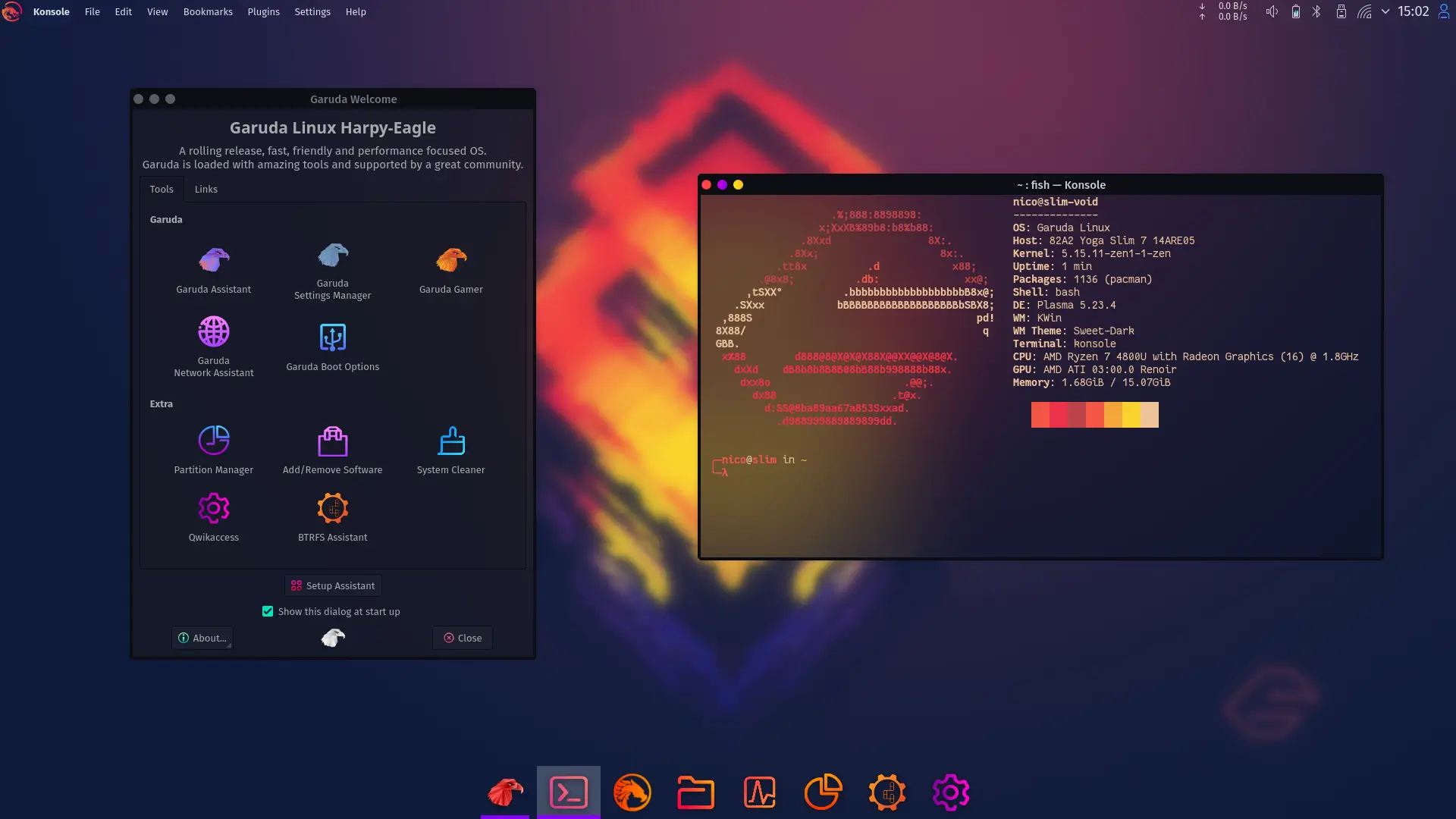 Garuda KDE Dr460nized Gaming Edition