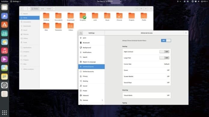 Suru icon theme on Gnome Desktop