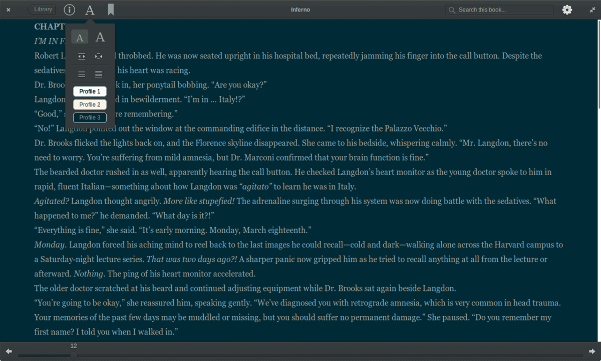 Dark Mode Reading View