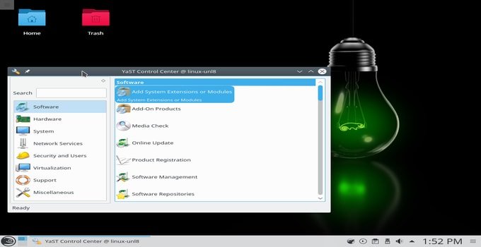 OpenSUSE Leap Linux server