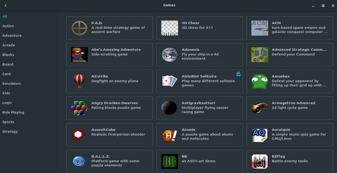 TuxArena Playing Games in Ubuntu