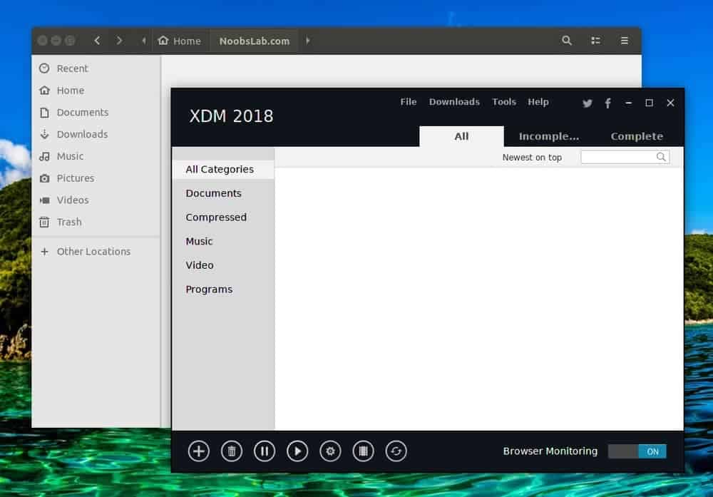 Xtreme Download Manager para Linux