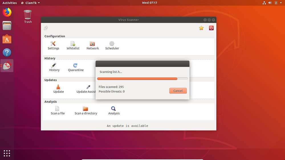 ClamAV, Antivirus para Linux