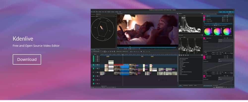 Kdenlive, video editing software for Linux