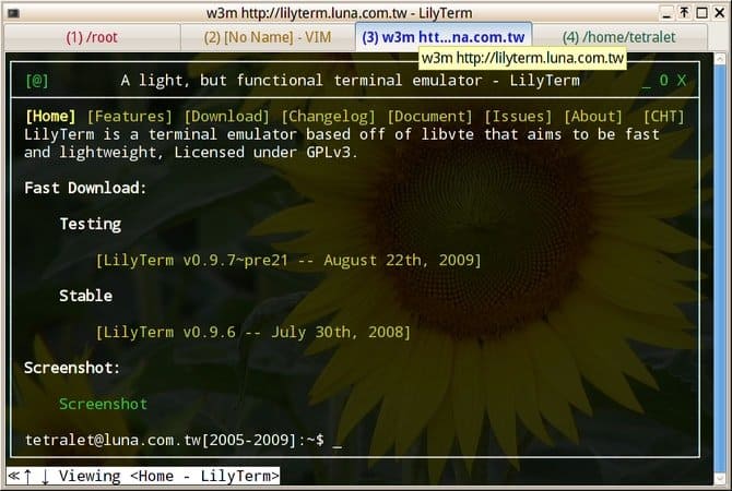 lilyterm_terminal