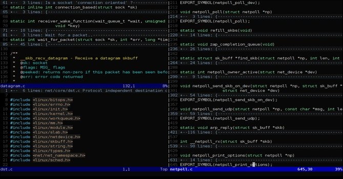 text editor for coding linux