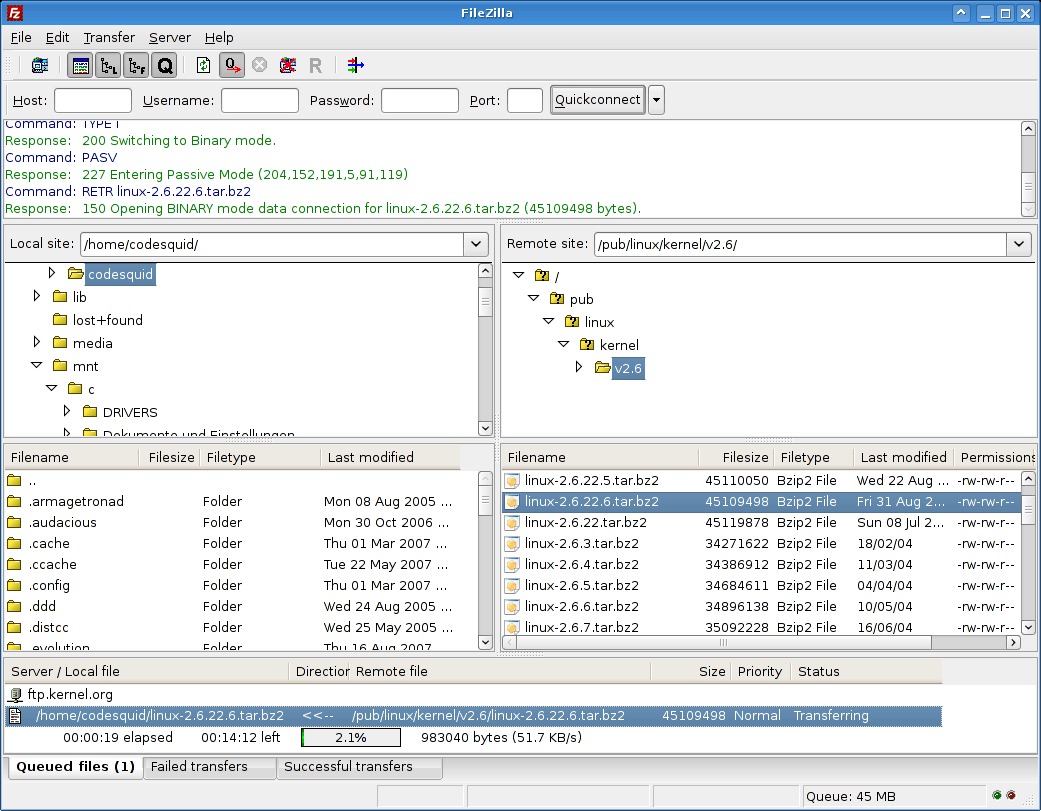 FileZilla Client