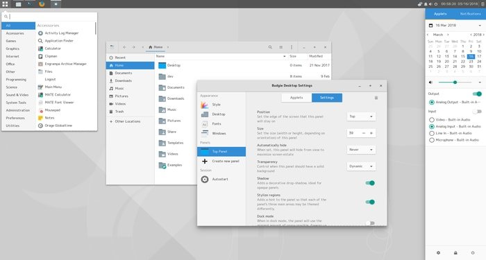 Materia Theme - Un tema de diseño material para GNOME-2