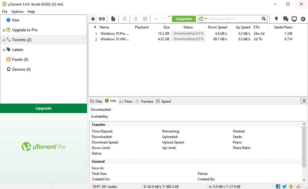 µTorrent, Torrent Clients for Linux