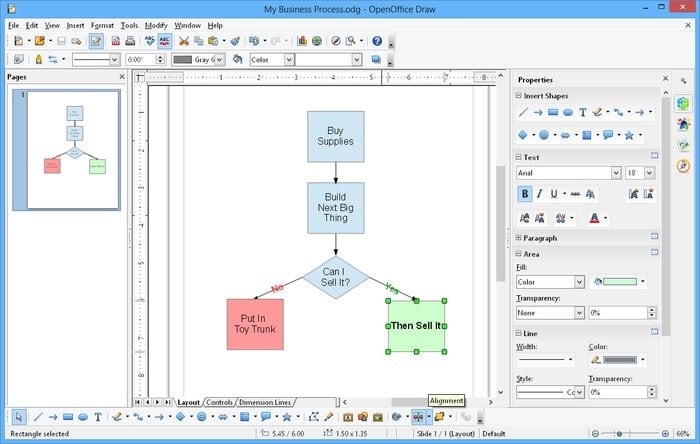 Apache OpenOffice Draw, Linux PDF Editor