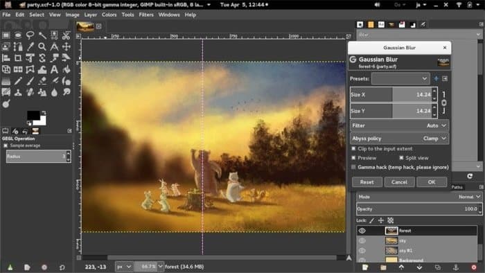 gimp editor for xmp and iptc