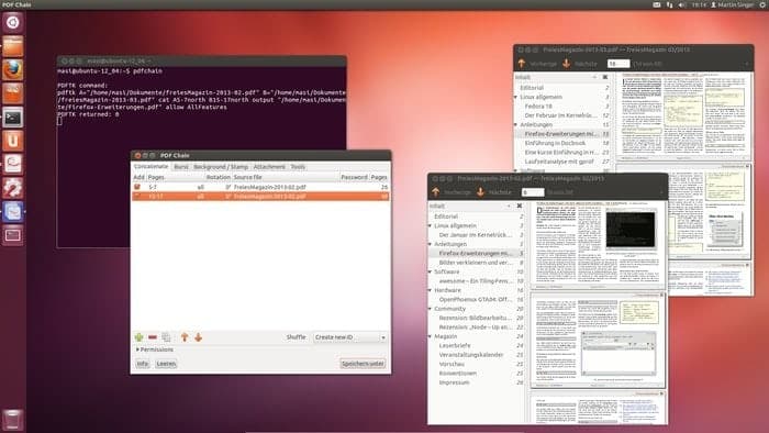PDF Chain, Linux PDF Editor