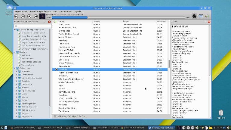 Pragha Music Player - Xfce