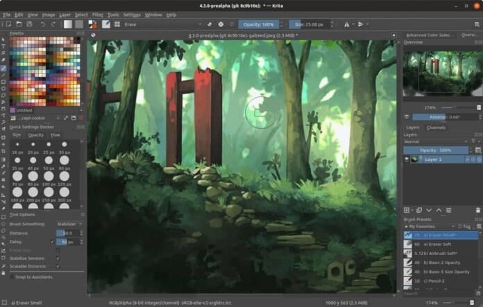 Krita - An Open Source Digital Painting Software