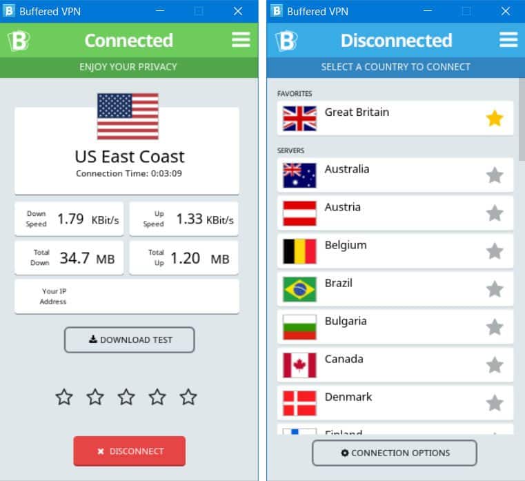 Buffered VPN - Private, Safe and Fair