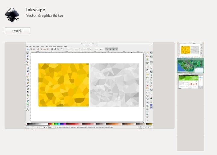 Install Inkscape from Ubuntu software center