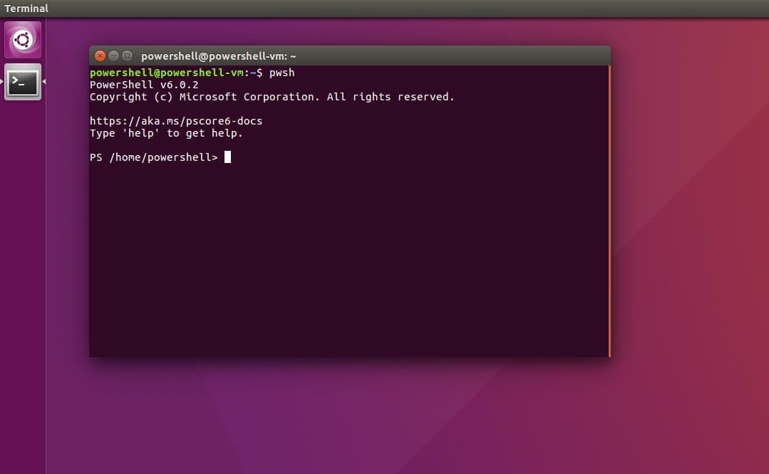 Microsoft PowerShell dans Ubuntu Linux