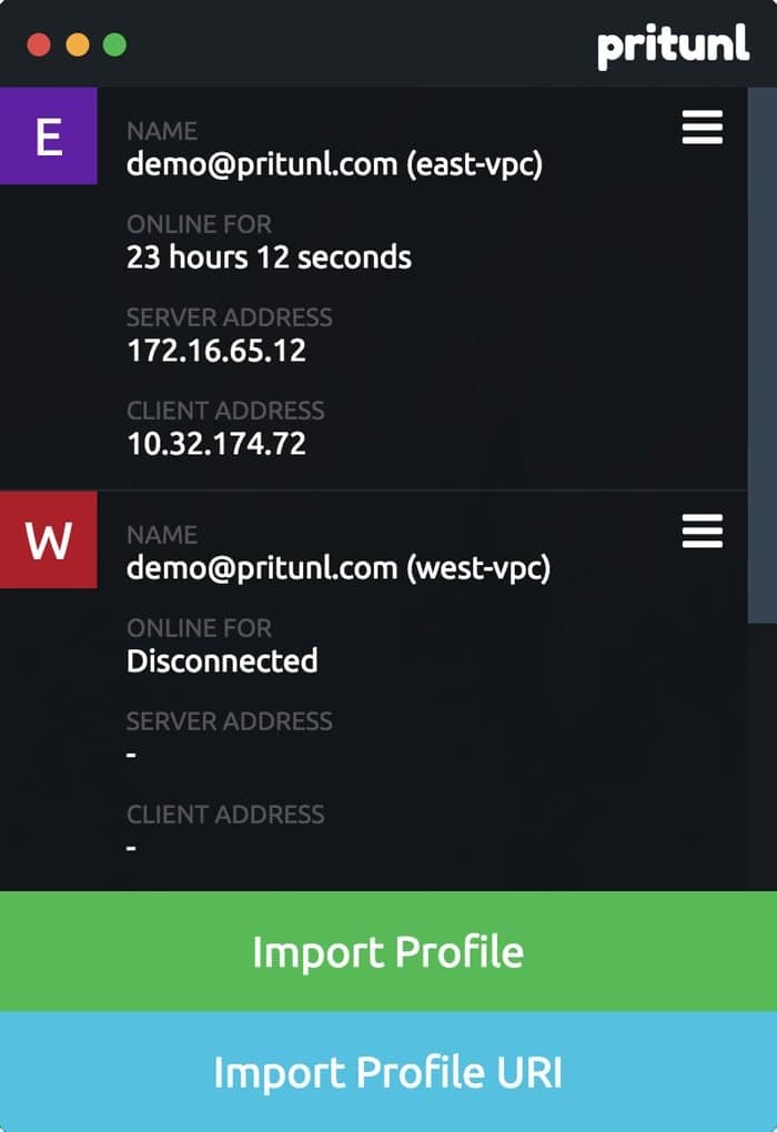 Pritunl Client - Open Source OpenVPN Client