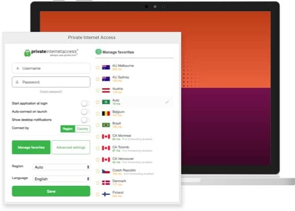 Private Internet Access - PIA Linux VPN Client