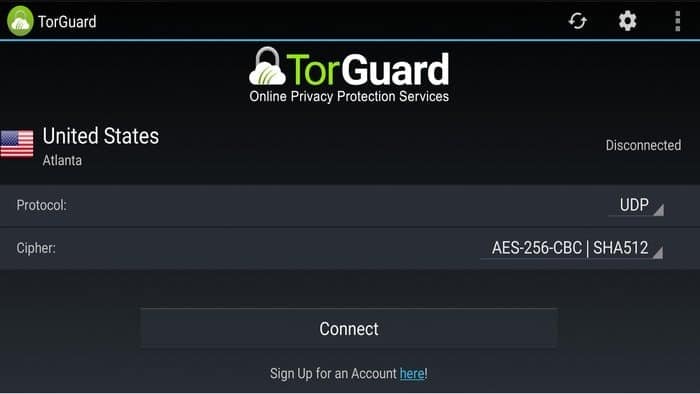 Torguard - Privacidad con VPN anónimo