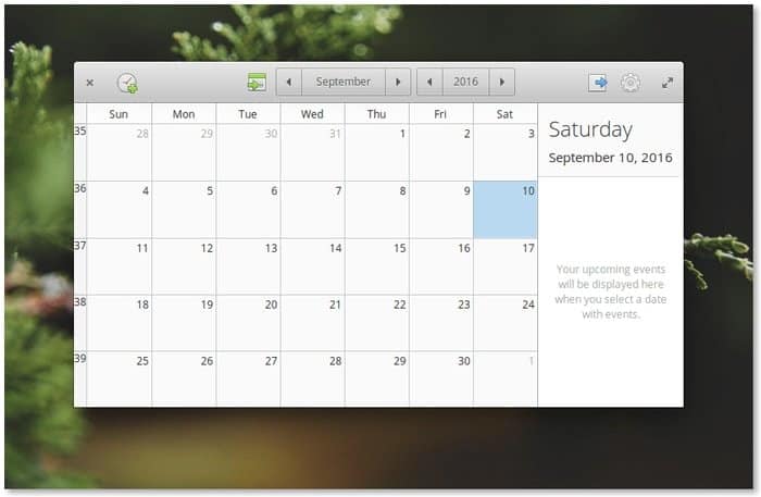 Elementary OS Calendar App