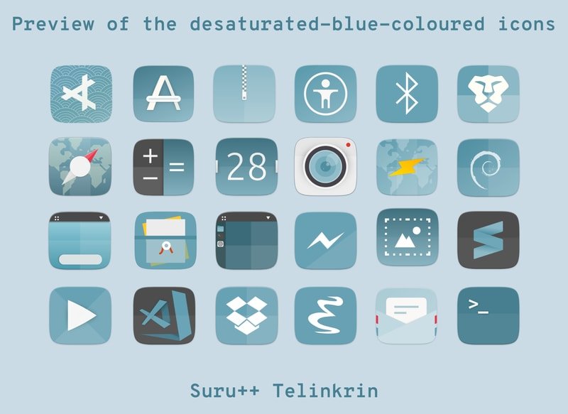 Suru++ Telinkrin blue icon