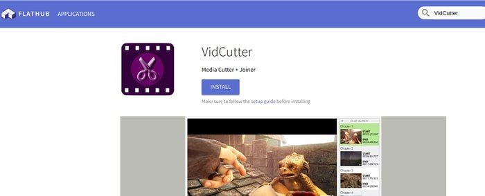 VidCutter in the FlatHub App Store
