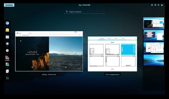 Zorin OS Gnome 3 Look and Feel