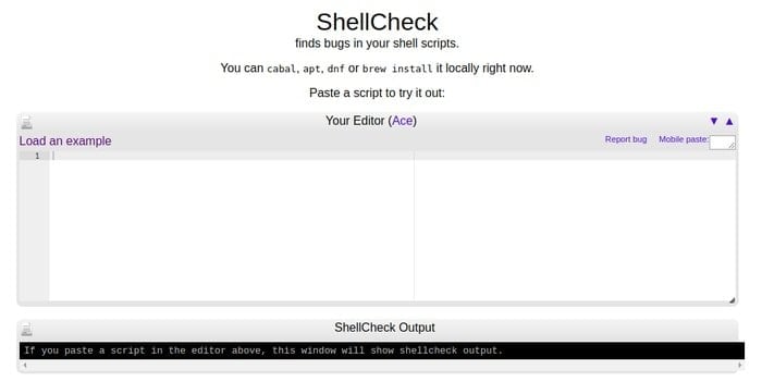 ShellCheck - A Shell Script Static Analysis Tool