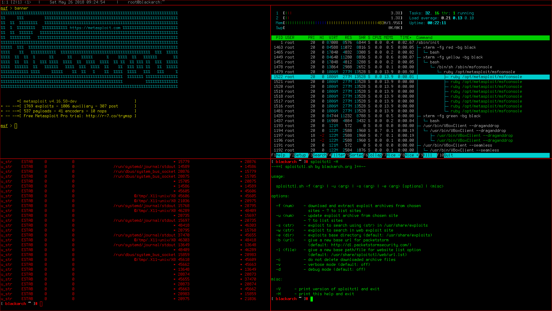 BlackArch Linux-spectrwm