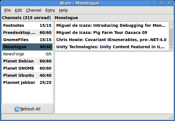 Blam Feed Reader