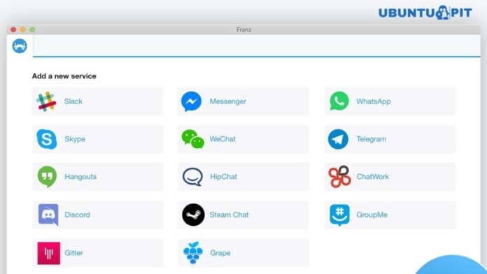 Franz - A Free Messaging App for Telegram, Slack