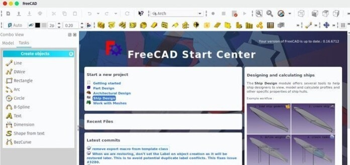FreeCAD – A Free and Open-source a Parametric 3D CAD Modeler for Linux