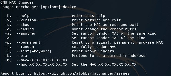GNU MAC Changer