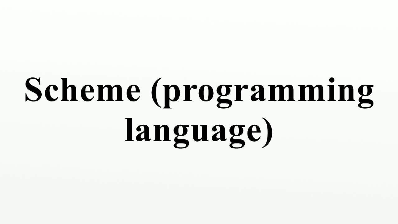 Scheme hacking programming