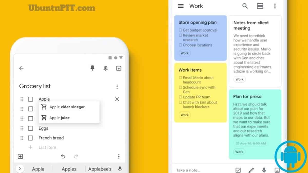 presentation notes app android