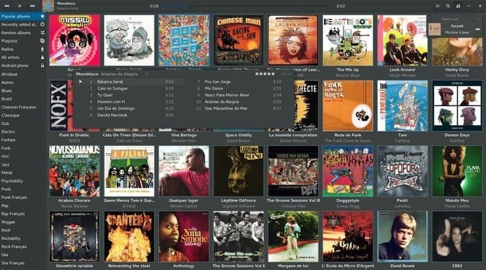 Lollypop music player Radio Streaming Software for Linux