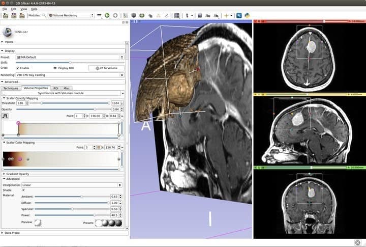 3D Slicer medical imaging software for Linux