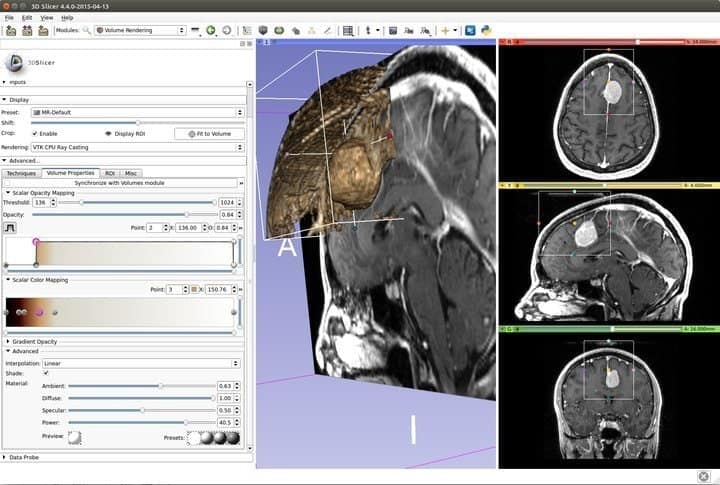 3D Slicer medical imaging software for Linux