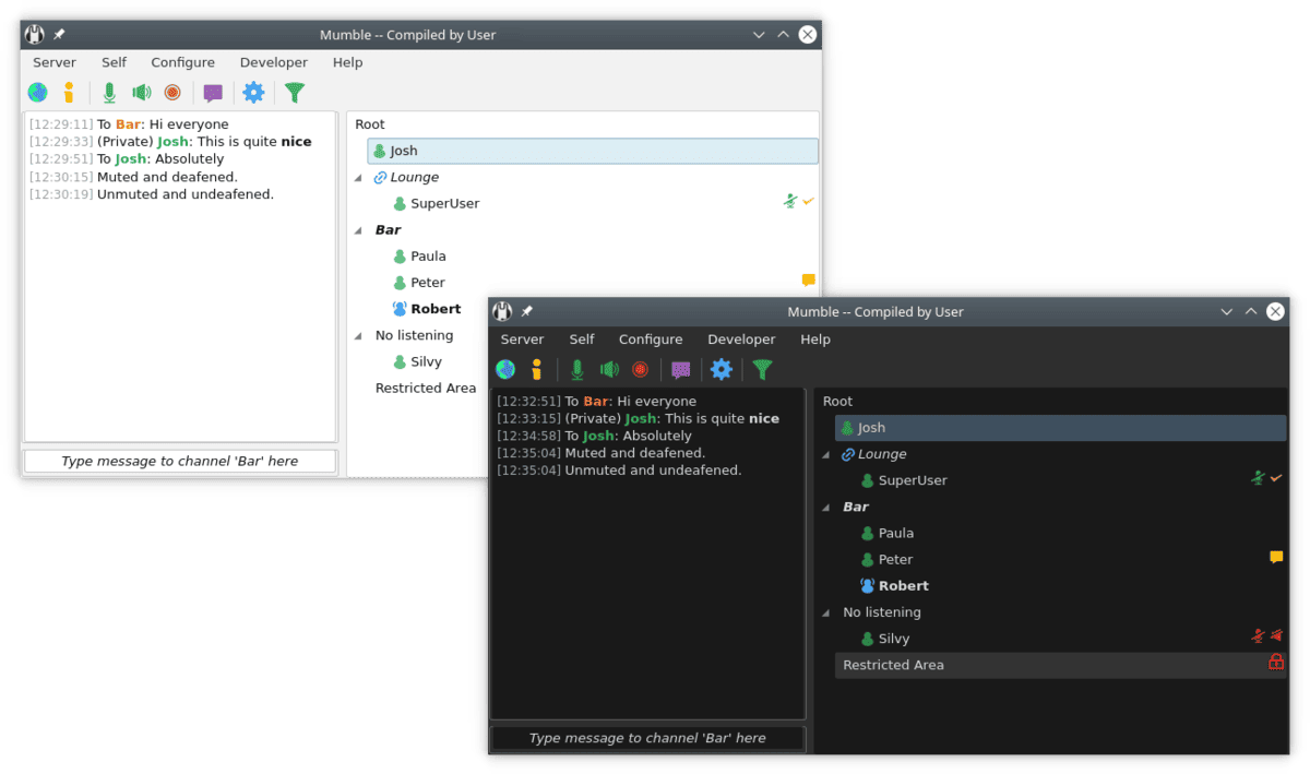 Mumble - Open Source voice-chat software