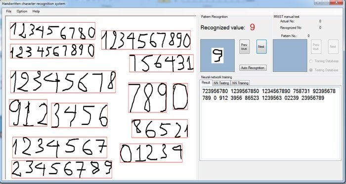 handwritten digit