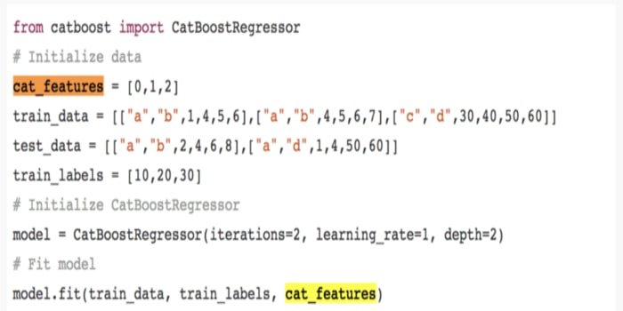 Catboost python