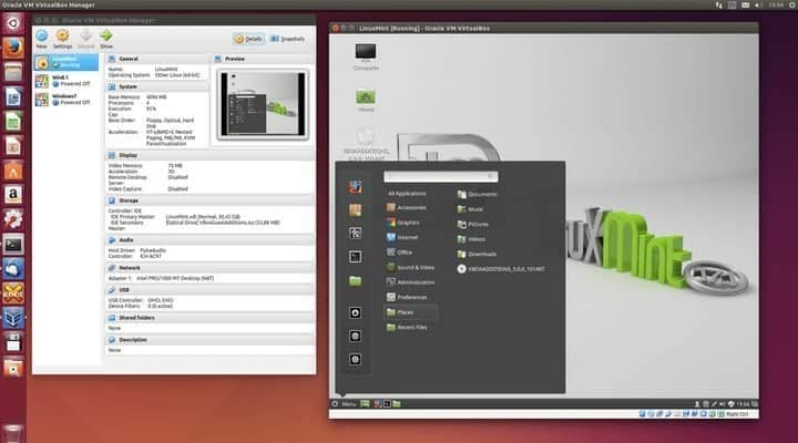 VrtualBox Windows emulator for Linux