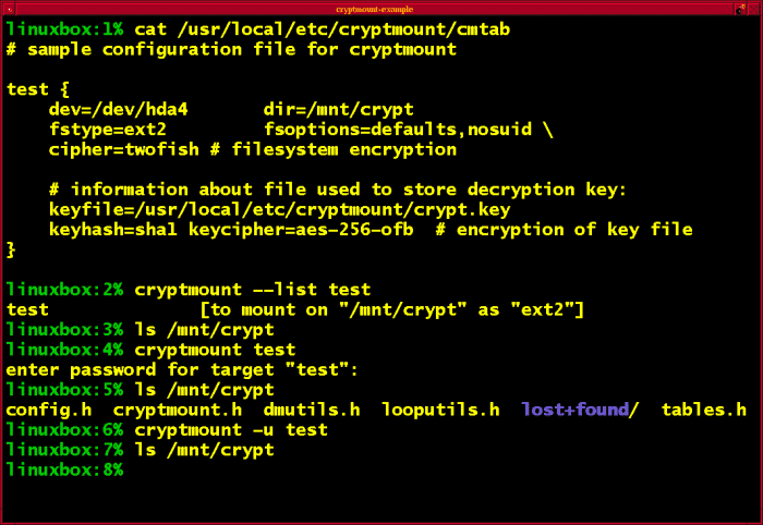 cryptmount
