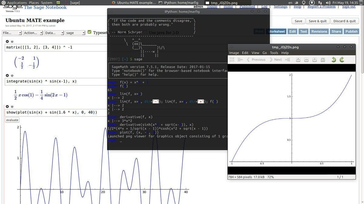 SageMath computer algebra systems for Linux