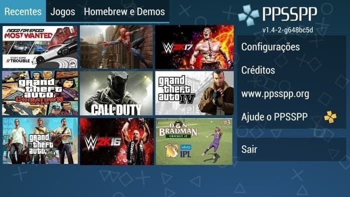 PSP sony console emulator PPSSPP