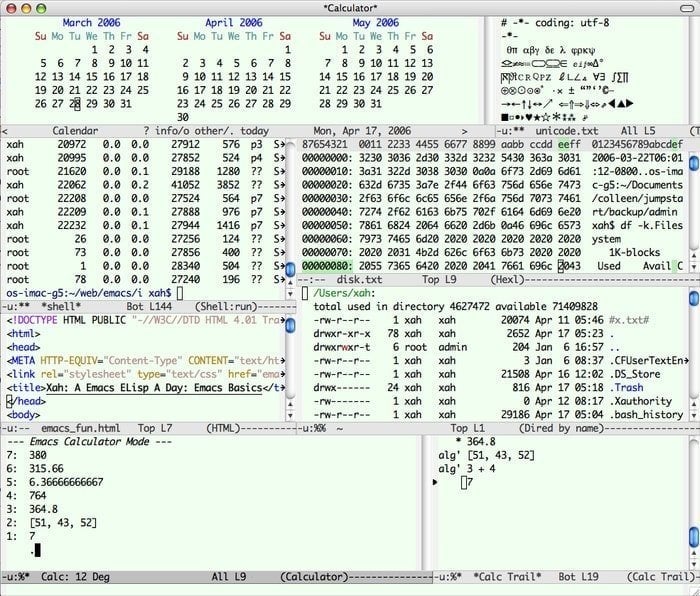 emacs linux hex editor