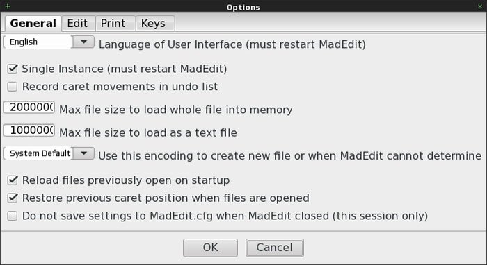 madedit linux hex editor
